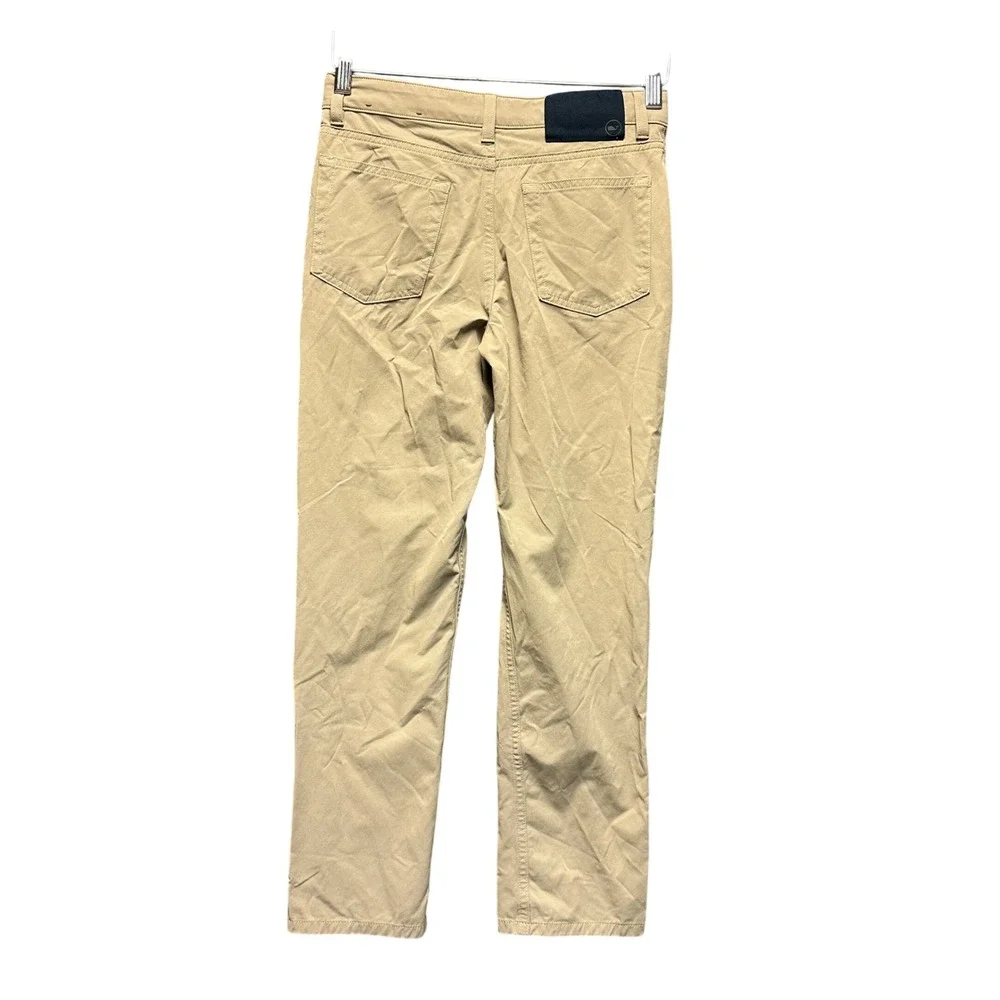 Vineyard Vines On-The-Go 5-Pocket Pant Khaki Tan Performance Stretch Size 14